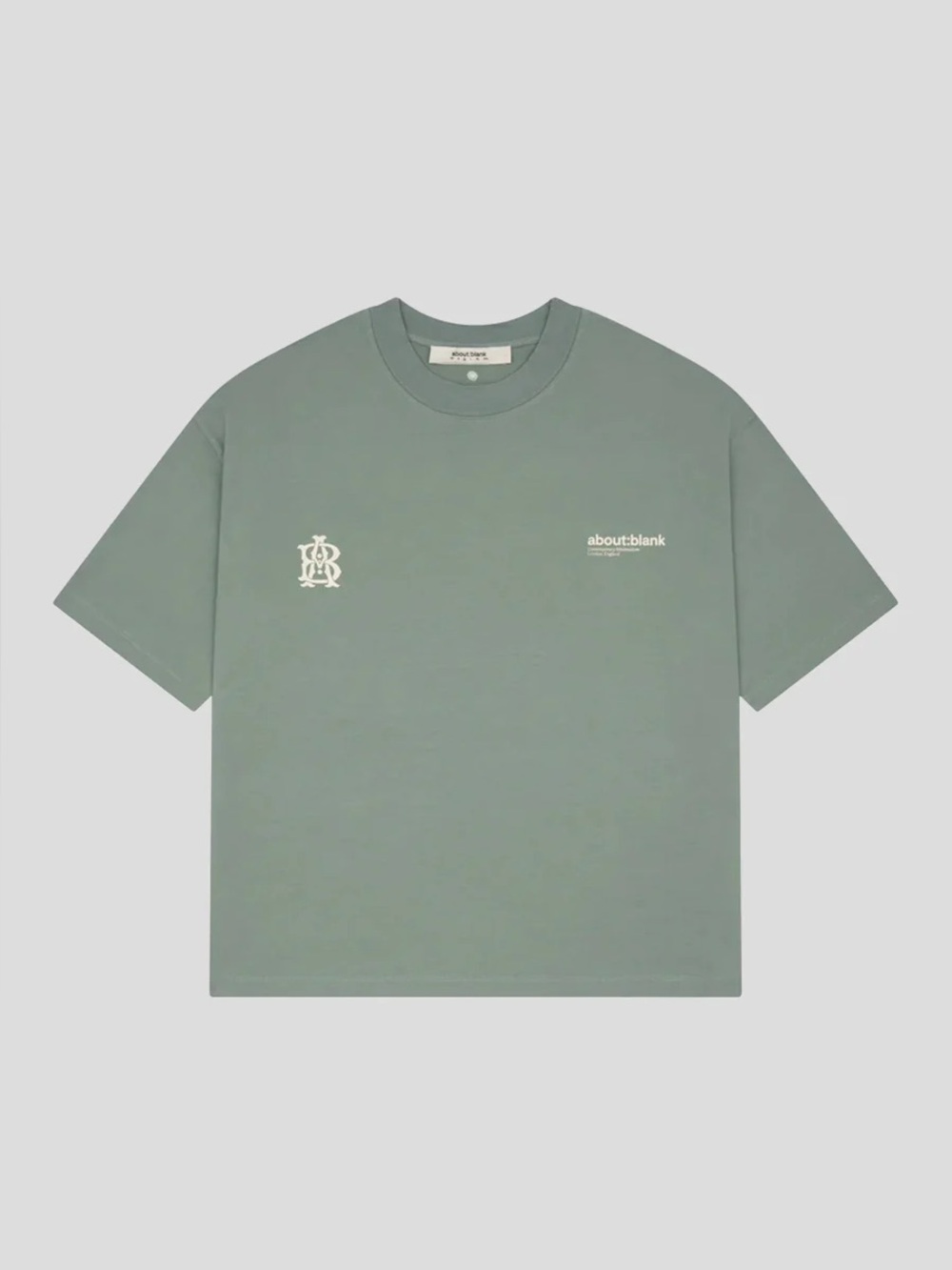 About blank T-SHIRT DUAL LOGO